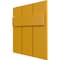 Ekena Millwork 12"W x 12"H True Fit PVC Joined Board-n-Batten Shutters Sample, Turmeric SAMPLE-TFPBBTU - alternate 2
